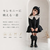 女の子 ワンピース フォーマル 通販 長袖ワンピース キッズ スーツ キッズドレス ワンピ 襟付き 子供服 子供 子ども服 発表会 結婚式 七五三 卒園式 入園式 入学式 お受験 可愛い