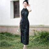 チャイナドレス ロング 通販 チャイナ服 コスプレ ノースリーブ コスプレ衣装 タイトドレス パーティードレス ロングドレス ロング丈 スリット 仮装 ハロウィン 二次会ドレス