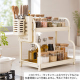 キッチン収納 おしゃれ ラック 通販 キッチン収納ラック 調味料ラック 隙間 収納ラック キッチンラック 整理整頓 スパイスラック スリムラック 台所ラック 台所用品 収納用品 収納棚
