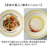 お皿 おしゃれ シンプル 通販 日本製 24cm 皿 丸皿 パスタ皿 サラダプレート 中皿 かわいい 電子レンジ対応 食洗機対応 ランチプレート モーニングプレート プレートM 勝手にヘルシー