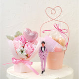 ソープフラワー ブリキ ハート 通販 ソープフラワーブーケ 花束 花 フラワー フラワーギフト ブーケ ソープ お花 フェイクフラワー ギフト 贈り物 かわいい 可愛い ハートブリキ入り