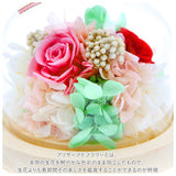 お供え プリザーブドフラワー ガラスドーム 通販 ハート アレンジメント 供養 仏花 供え花 献花 ドームタイプ ドーム プリザ 長持ち 飾り かわいい 仏壇用 お盆 進物 法要