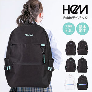 HeM リュック ヘム 通販 デイパック リュックサック 30l 30リットル ロビン バックパック スクールリュック 通学リュック スクールバッグ レディース メンズ 高校生 中学生 おしゃれ