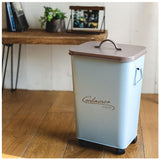 コンテナボックス 蓋付き 通販 パルトゥ コンテナカート ゴミ箱 ごみ箱 アビテ ダストボックス ふた付き 蓋付き キャスター付 アイアン 収納ボックス ストッカー 屋外 屋内 お庭 ガレージ