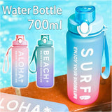 トライタンボトル メモリ 通販 ウォーターボトル 目盛り 700ml ダイレクトボトル ボトル 水筒 マイボトル マグボトル グラデーション 洗いやすい ワンタッチ キッチン雑貨 おしゃれ