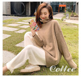 タートルネック レディース 通販 ハイネック ニット きれいめ 長袖 トップス かわいい カジュアル 無地 大きめ 冬服 冬物 オーバーサイズ 秋 冬 キレイめ カジュアル おしゃれ セーター