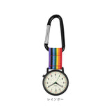 時計 付き キーホルダー 通販 J-AXIS AP1351 カラビナウォッチ 時計 ウォッチ カラビナ時計 ナースウォッチ 懐中時計 アナログ 3針 フック メンズ レディース キッズ 子ども おしゃれ