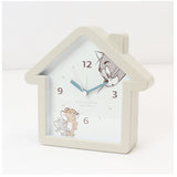 置き時計 キャラクター 通販 掛け時計 掛時計 かけ時計 置時計 時計 目覚まし時計 アラーム おしゃれ 子供 アナログ かわいい 女の子 グッズ ハウス型クロック ティーズファクトリー