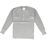 サーマル ヘンリーネック 通販 ロングTシャツ メンズ 長袖tシャツ 長袖 tシャツ カットソー HOUSTON ヒューストン トップス ワッフル 綿 コットン レディース 春 秋冬 無地 リブ アメカジ