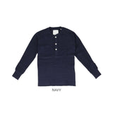 サーマル ヘンリーネック 通販 ロングTシャツ メンズ 長袖tシャツ 長袖 tシャツ カットソー HOUSTON ヒューストン トップス ワッフル 綿 コットン レディース 春 秋冬 無地 リブ アメカジ