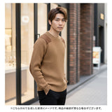 メンズ ニット セーター 通販 ミリタリーセーター コマンドセーター HOUSTON ヒューストン クルーネック ミリタリー トップス 長袖 秋 冬 当て布 ウール アクリル 秋冬 ギフト 贈り物