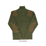 ジップアップセーター メンズ 通販 ミリタリーセーター コマンドセーター ジップアップ ニット セーター ミリタリー HOUSTON ヒューストン command zip sweater commando 2510 アメカジ