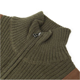 ジップアップセーター メンズ 通販 ミリタリーセーター コマンドセーター ジップアップ ニット セーター ミリタリー HOUSTON ヒューストン command zip sweater commando 2510 アメカジ