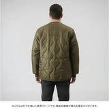 HOUSTON M-51 通販 キルティングコート キルティングジャケット キルティング ブルゾン アウター キルト ヒューストン ジャケット コート 秋冬 メンズ レディース 防寒 中綿 ノーカラー