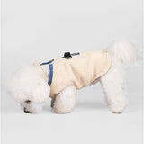 ドッグウェア冬 通販 犬の服冬用 ペットウェア 犬用ジャンパー 防寒ジャケット ハーネス付き犬服 背中開きベスト 小型犬中型犬 あったか裏起毛 中綿入りコート お散歩お出かけ