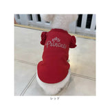 犬服春夏用 通販 ドッグウエア キャットウェア パフスリーブ ラインストーン プリンセス フリル袖 キラキラ 小型犬服 中型犬服 女の子犬服 トイプードル ミニチュアダックス ポメラニアン