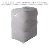 エアーフットレスト 足枕 通販 足置き フットピロー フットレスト 飛行機 機内 車 新幹線 エアー 空気入れ 旅行 クッション 折りたたみ オフィス デスクワーク デスク オットマン 軽量