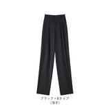 タックパンツ レディース 通販 ワイドパンツ タックワイドパンツ イージーパンツ ボトムス 長ズボン タック ズボン スラックス ストレート ワイド 通勤 通学 上品 きれいめ ハイウエスト