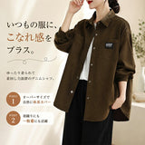 デニムシャツ レディース コットン 綿 長袖 通販 綿シャツ デニム シャツ ロングシャツ 長袖シャツ 長袖ブラウス 前開き 羽織り 羽織 レディースシャツ レディースブラウス ロング 無地