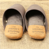 スリッパ オシャレ 通販 ヘンリースタジオ かかとアクセントスリッパ 前詰まりスリッパ ルームスリッパ 室内履き 洗えるスリッパ おしゃれ かわいい 来客用 外出用 レディーススリッパ