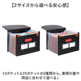 ドキュメントファイル A4 25ポケット 通販 アコーディオン式ファイル 取扱説明書 インデックス 卓上収納ボックス ジャバラファイル 領収書ファイル 大容量ファイル オフィス収納