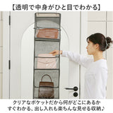 ウォールポケット 通販 吊り下げ収納 ドア掛け収納 壁掛けポケット ぬいぐるみ収納 おもちゃ収納 ドアハンガー 省スペース 大容量収納 透明ポケット 整理整頓 クローゼット収納