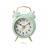 クレファー 目覚まし時計 ツインベル アラームクロック ミニ IAC-5668 通販 目覚まし 時計 アラーム クロック 置き時計 置時計 小さめ 小さい ミニツインベル プラスデコ PLUS DECO