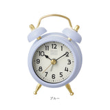 クレファー 目覚まし時計 ツインベル アラームクロック ミニ IAC-5668 通販 目覚まし 時計 アラーム クロック 置き時計 置時計 小さめ 小さい ミニツインベル プラスデコ PLUS DECO