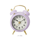 クレファー 目覚まし時計 ツインベル アラームクロック ミニ IAC-5668 通販 目覚まし 時計 アラーム クロック 置き時計 置時計 小さめ 小さい ミニツインベル プラスデコ PLUS DECO