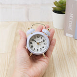 クレファー 目覚まし時計 ツインベル アラームクロック ミニ IAC-5668 通販 目覚まし 時計 アラーム クロック 置き時計 置時計 小さめ 小さい ミニツインベル プラスデコ PLUS DECO