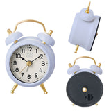 クレファー 目覚まし時計 ツインベル アラームクロック ミニ IAC-5668 通販 目覚まし 時計 アラーム クロック 置き時計 置時計 小さめ 小さい ミニツインベル プラスデコ PLUS DECO