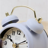 クレファー 目覚まし時計 ツインベル アラームクロック ミニ IAC-5668 通販 目覚まし 時計 アラーム クロック 置き時計 置時計 小さめ 小さい ミニツインベル プラスデコ PLUS DECO