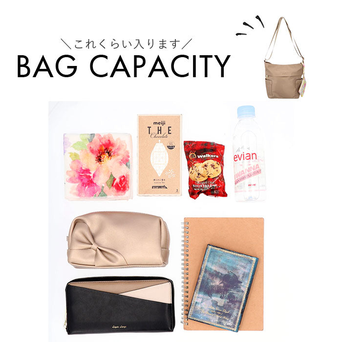 LAURA ASHLEY ローラアシュレイ 縦型 ショルダーバッグ ILNL-03 通販 ショルダーバック ショルダー 肩掛け 斜めかけ 縦型ショルダー 軽い 軽量 はっ水 撥水 ナイロン ポケット たくさん