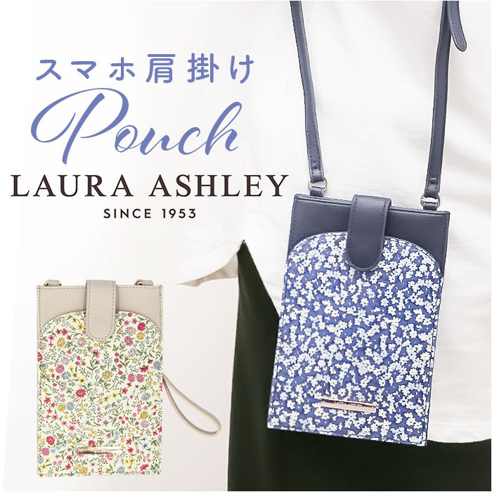 ローラアシュレイ バッグ ILPC-02 通販 ショルダーバッグ ショルダーバック スマホショルダー スマホポーチ スマホポシェット 斜めがけバッグ LAURA ASHLEY レディース スマートフォン