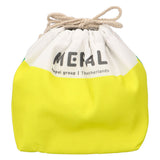 ランチバッグ 巾着 通販 ランチ巾着 ランチバック お弁当入れ ポーチ ランチグッズ LUNCH POUCH アルミ蒸着シート 紐 使いやすい INSULATED インスレーテッド ピクニック キャンプ 通勤
