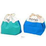 ランチバッグ 巾着 通販 ランチ巾着 ランチバック お弁当入れ ポーチ ランチグッズ LUNCH POUCH アルミ蒸着シート 紐 使いやすい INSULATED インスレーテッド ピクニック キャンプ 通勤