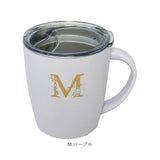 ステンレス タンブラー 蓋付き 通販 イニシャル マグ ステンレスマグ イニシャルマグ カップ イニシャルタンブラー ステンレスタンブラー 蓋付 ふた付き 保温 保冷 コップ 水筒 330ml