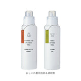 洗濯洗剤 詰め替えボトル 2本セット 通販 洗剤ボトル ディスペンサー 詰め替え容器 洗濯用洗剤 衣類用洗剤 液体洗剤 おしゃれ シンプル かわいい 白 ホワイト ire-mono イレモノ 日本製