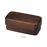 お弁当箱 2段 950ml 通販 弁当箱 ランチボックス ランチBOX 弁当 お弁当 二段 長角形 長角弁当 レンジ対応 食洗機対応 大容量 木目 木目塗 栃木目 日本製