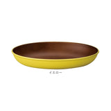 オーバルプレート 通販 日本製 木目 木目調食器 カフェランチプレート 18.5×25.5cm 取り皿 食洗機対応 電子レンジ対応 食器 軽い おしゃれ オシャレ かわいい バーベキュー キャンプ