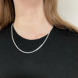 ネックレス シルバー925 チェーン 通販 フレンチロープチェーン シルバーネックレス チェーンネックレス メンズネックレス メンズジュエリー シンプル ベーシック STELLAN ステラン