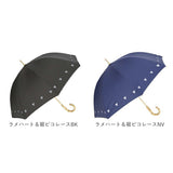 晴雨兼用傘 長傘 通販 晴雨兼用 傘 50cm レディース 日傘 1級遮光 耐風 グラスファイバー 遮光傘 雨傘 8本骨 カサ かさ おしゃれ かわいい 持ち手 竹 UVカット 竹ハンドル