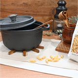 トリベット 鍋敷き 木製 通販 鍋しき なべしき ポットマット trivet なべ敷き チーク材 ウッド 木 コンパクト 折りたたみ 折り畳み 収納 持ち運び ナチュラル ギフト 贈り物 シンプル