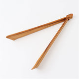 トング 木製 木製トング 通販 取り分け 折り畳み 折りたたみ スリム コンパクト ウッド タイ 上質 チークツリー 木のぬくもり チーク素材 チーク材 チーク アウトドア サラダ