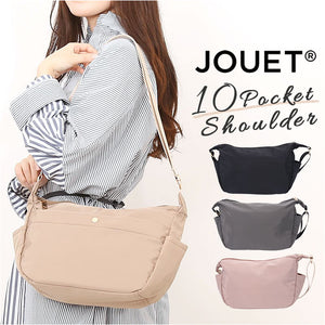 jouet ショルダーバッグ 通販 ショルダーバック 斜め掛けバッグ 斜めかけバッグ 肩掛けカバン ななめがけバッグ ポケット たくさん ポケット多い A5 ジョエット j7121 おしゃれ オシャレ
