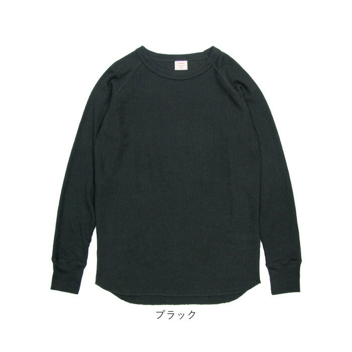JEMORGAN サーマル 通販 ワッフル ロンT パックTシャツ JB066-59H ジェーイーモーガン レディース ワッフル 生地 無地 シンプル 長袖 tシャツ シンプル ワッフル生地 アメカジ カットソー