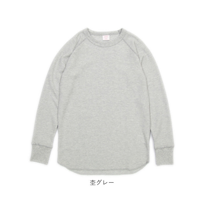 JEMORGAN サーマル 通販 ワッフル ロンT パックTシャツ JB066-59H ジェーイーモーガン レディース ワッフル 生地 無地 シンプル 長袖 tシャツ シンプル ワッフル生地 アメカジ カットソー