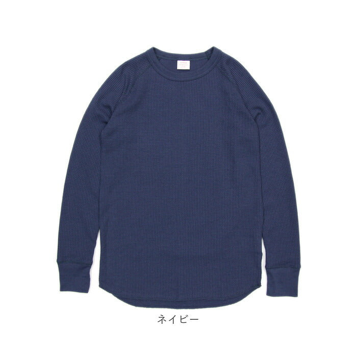 JEMORGAN サーマル 通販 ワッフル ロンT パックTシャツ JB066-59H ジェーイーモーガン レディース ワッフル 生地 無地 シンプル 長袖 tシャツ シンプル ワッフル生地 アメカジ カットソー