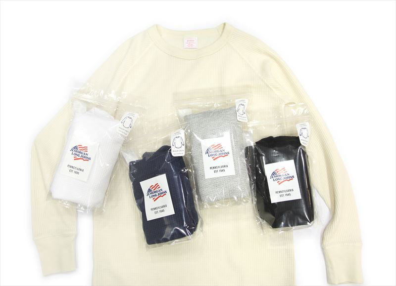 JEMORGAN サーマル 通販 ワッフル ロンT パックTシャツ JB066-59H ジェーイーモーガン レディース ワッフル 生地 無地 シンプル 長袖 tシャツ シンプル ワッフル生地 アメカジ カットソー