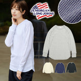 JEMORGAN サーマル 通販 ワッフル ロンT パックTシャツ JB066-59H ジェーイーモーガン レディース ワッフル 生地 無地 シンプル 長袖 tシャツ シンプル ワッフル生地 アメカジ カットソー